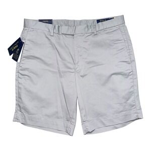 Polo‎ Ralph Lauren Mens 40 Waist Stretch Straight Fit Soft Grey Shorts NWT